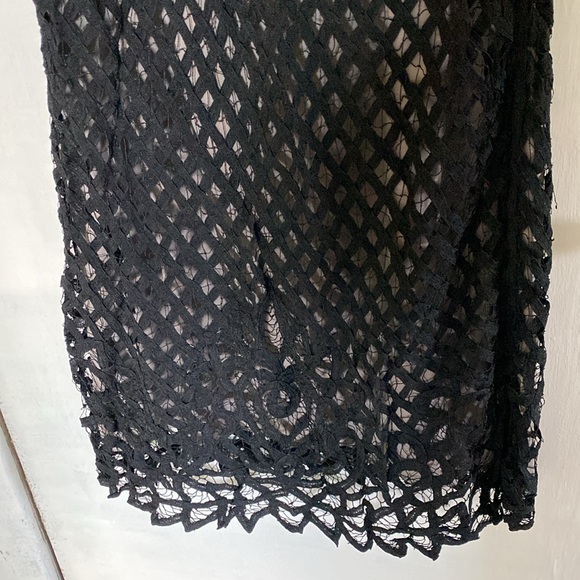 Alain Weiz Beautiful Black Detailed Lined Sexy Maxi Dress New With Tags - Picture 5 of 16